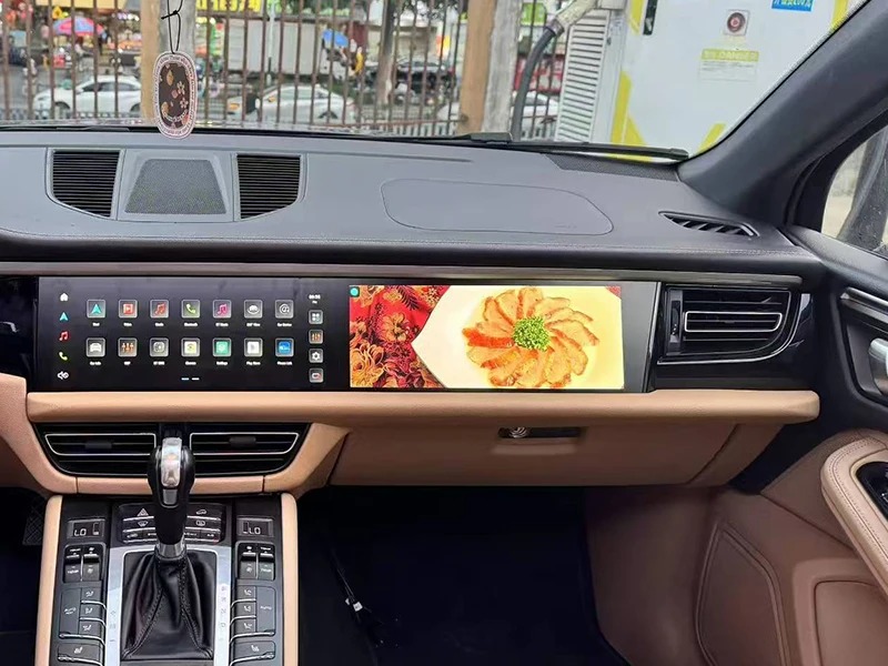 High quality center console screen controls multimedia screen for  Macan 2018-2024